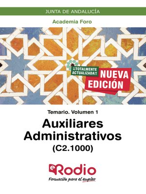 cover image of Auxiliares Administrativos (C2.1000). Junta de Andalucía